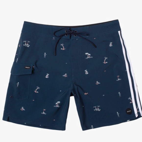 RVCA RESTLESS BOARDSHORTS 16” - Picture 2 of 7